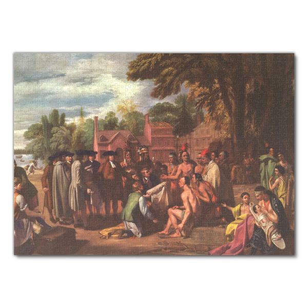 Produktbild: Lais Puzzle Benjamin West - Penns Verhandlungen mit den Indianern 1000 Teile