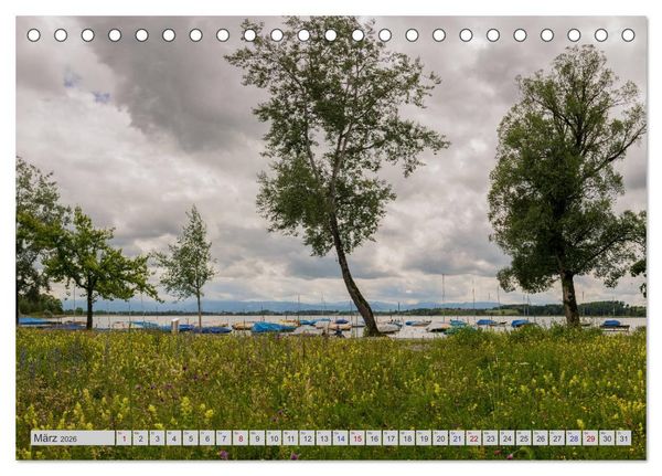 Produktbild: Der malerische Pf&auml;ffikersee (Tischkalender 2026 DIN A5 quer), CALVENDO Monatskalender