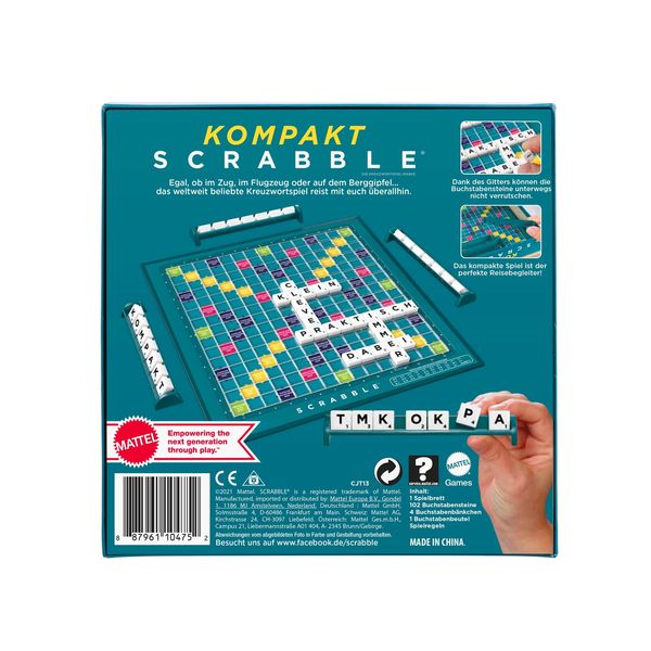 Produktbild: Mattel Games - Scrabble Kompakt