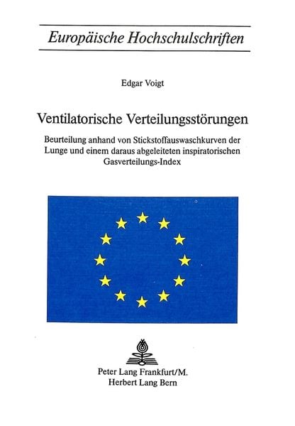 Produktbild: Ventilatorische Verteilungsst&ouml;rungen