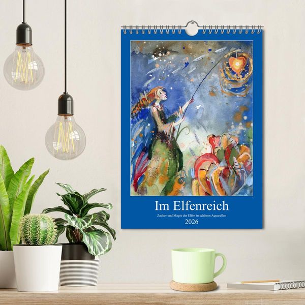 Produktbild: Im Elfenreich- Zauber und Magie der Elfen in sch&ouml;nen Aquarellen (Wandkalender 2026 DIN A4 hoch), CALVENDO Monatskalender