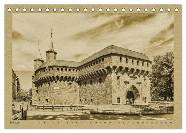 Produktbild: Polen &ndash; Ein Kalender im Zeitungsstil (Tischkalender 2026 DIN A5 quer), CALVENDO Monatskalender