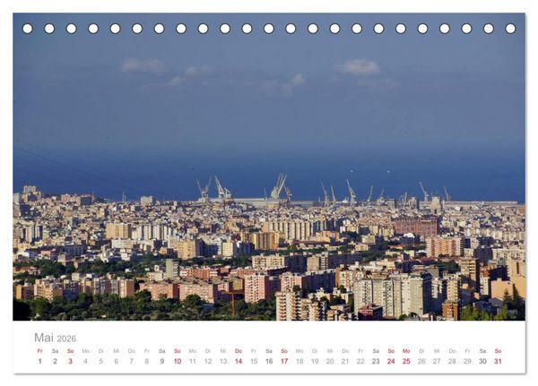 Produktbild: Impressionen aus Sizilien (Tischkalender 2026 DIN A5 quer), CALVENDO Monatskalender