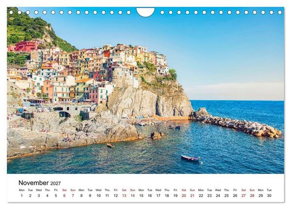 Produktbild: Dazzling Italy (Wall Calendar 2027 DIN A4 landscape), CALVENDO 12 Month Wall Calendar