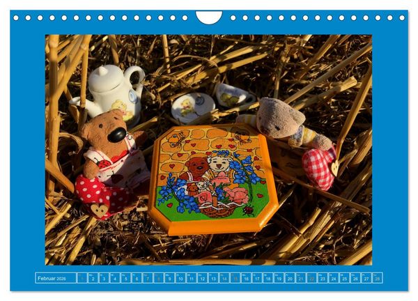 Produktbild: Der Baerchenladen, Teddys und Kunst zum Verlieben (Wandkalender 2026 DIN A4 quer), CALVENDO Monatskalender