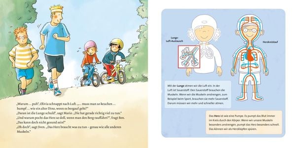Produktbild: LESEMAUS 179: Unsere K&ouml;rper &ndash; Turnen, Toben, Bewegen