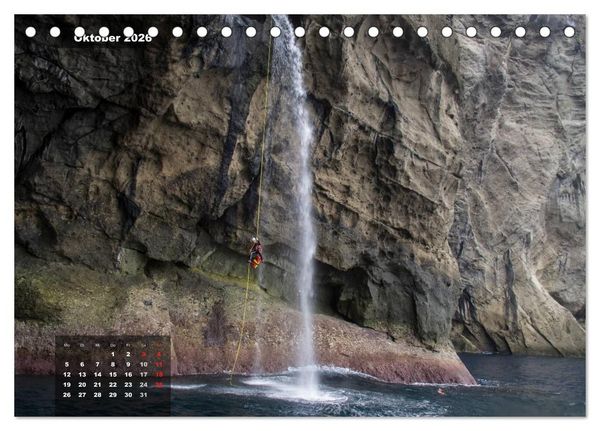 Produktbild: Abenteuer Canyoning (Tischkalender 2026 DIN A5 quer), CALVENDO Monatskalender