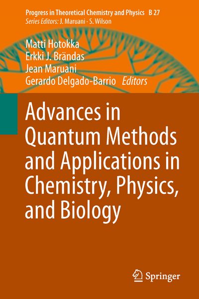 Produktbild: Advances in Quantum Methods and Applications in Chemistry, Physics, and Biology
