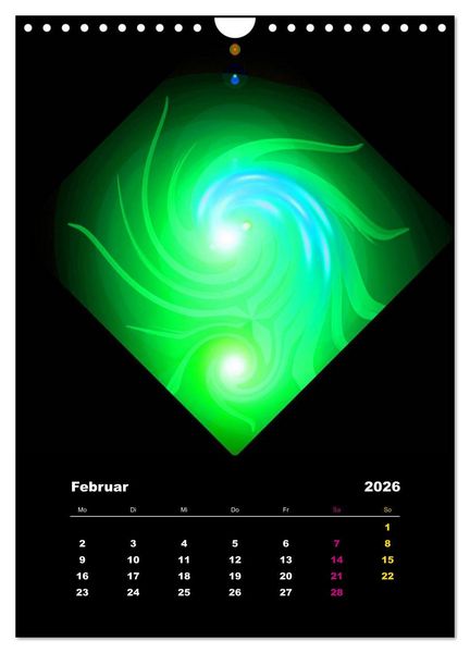 Produktbild: Energie-Spiralen 2026 (Wandkalender 2026 DIN A4 hoch), CALVENDO Monatskalender