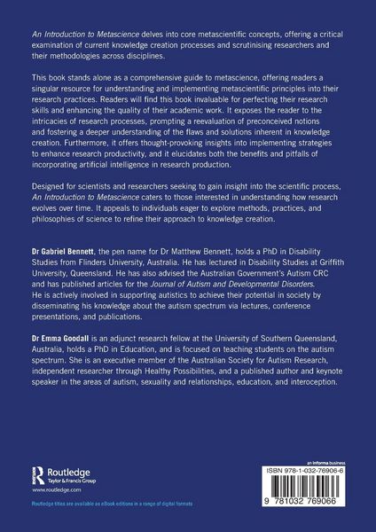 Produktbild: An Introduction to Metascience