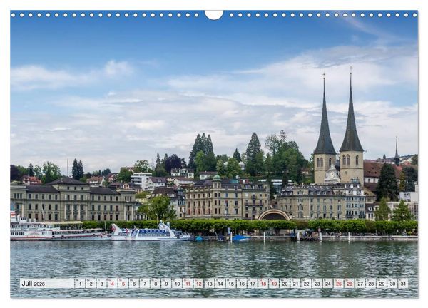 Produktbild: LUZERN Idyllische Impressionen (Wandkalender 2026 DIN A3 quer), CALVENDO Monatskalender