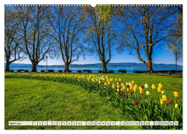 Produktbild: Auszeit Bodensee (hochwertiger Premium Wandkalender 2026 DIN A2 quer), Kunstdruck in Hochglanz