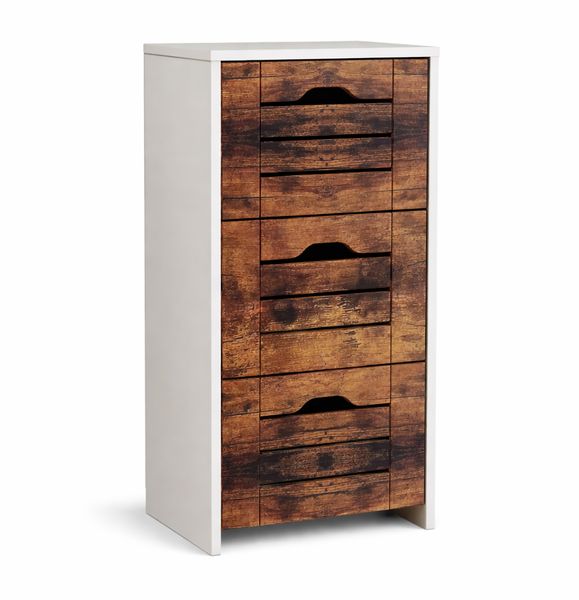Midischrank mit drei Schubladen Flonali 76x38x28