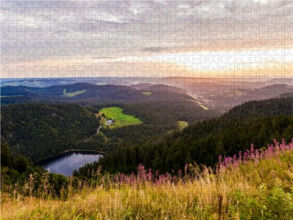 Produktbild: CALVENDO Puzzle Blick vom Feldberg &uuml;ber den Schwarzwald 1000 Teile Lege-Gr&ouml;&szlig;e 64 x 48 cm Foto-Puzzle Bild von Werner Dieterich
