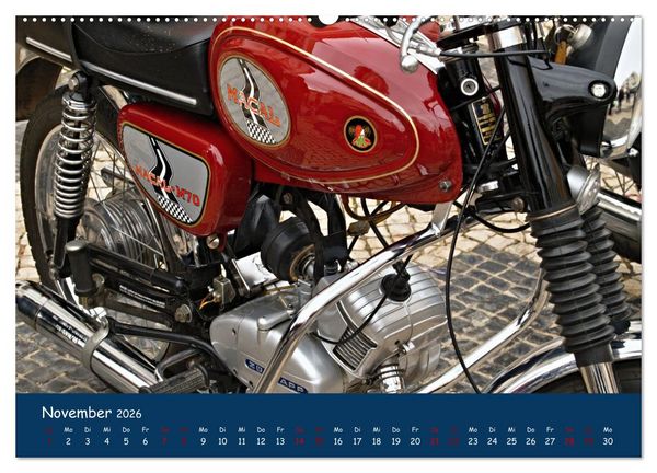 Produktbild: Vintage Mopeds (Wandkalender 2026 DIN A2 quer), CALVENDO Monatskalender