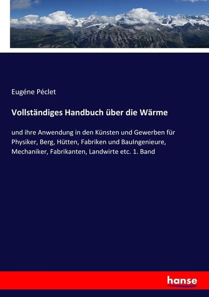 Produktbild: Vollst&auml;ndiges Handbuch &uuml;ber die W&auml;rme