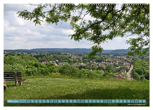 Produktbild: SAARLAND - AUSSICHTSREICH (hochwertiger Premium Wandkalender 2026 DIN A2 quer), Kunstdruck in Hochglanz