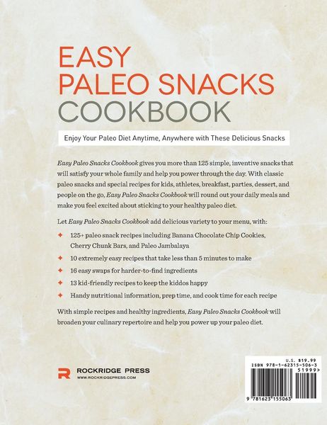 Produktbild: Easy Paleo Snacks Cookbook