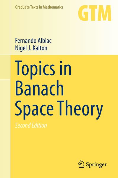 Produktbild: Topics in Banach Space Theory
