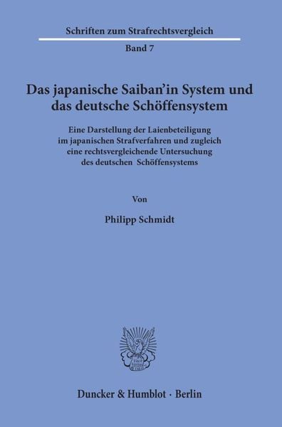 Produktbild: Das japanische Saiban&rsquo;in System und das deutsche Sch&ouml;ffensystem.