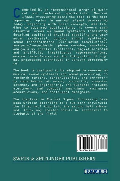 Produktbild: Musical Signal Processing