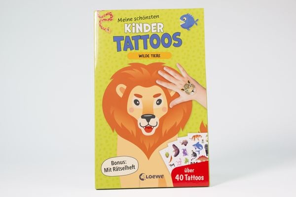 Produktbild: Meine sch&ouml;nsten Kindertattoos - Wilde Tiere