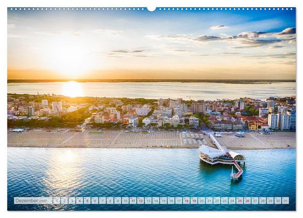 Produktbild: Lignano in Italien. Sommer Strand und Meer (hochwertiger Premium Wandkalender 2027 DIN A2 quer), Kunstdruck in Hochglanz