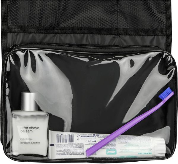 Calima Aufbewahrungs-Set Camping Kulturtasche (B x H) 29cm x 71cm Schwarz 46034