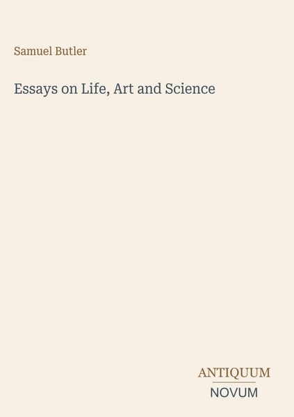 Produktbild: Essays on Life, Art and Science