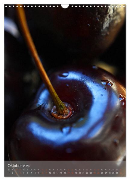 Produktbild: Blaubeeren, Himbeeren & Co - Makrofotografie in der K&uuml;che (Wandkalender 2026 DIN A3 hoch), CALVENDO Monatskalender