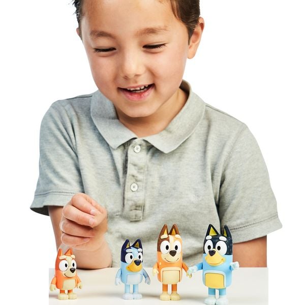 Produktbild: BLUEY Figuren-4er-Pack (Familie)