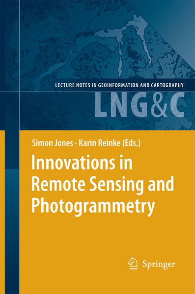 Produktbild: Innovations in Remote Sensing and Photogrammetry
