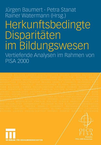 Produktbild: Herkunftsbedingte Disparit&auml;ten im Bildungswesen: Differenzielle Bildungsprozesse und Probleme der Verteilungsgerechtigkeit