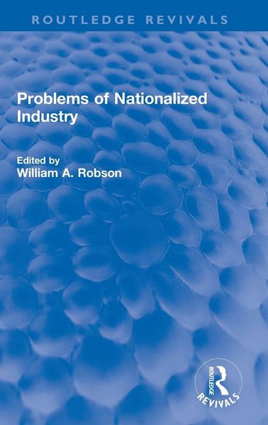 Produktbild: Problems of Nationalized Industry