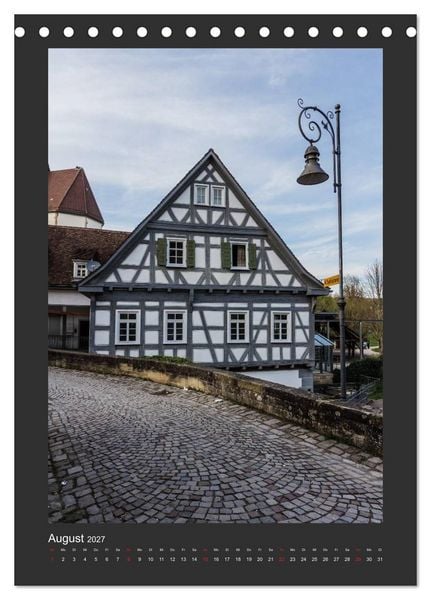 Produktbild: Waiblingen - Spaziergang durch die Altstadt (Tischkalender 2027 DIN A5 hoch), CALVENDO Monatskalender