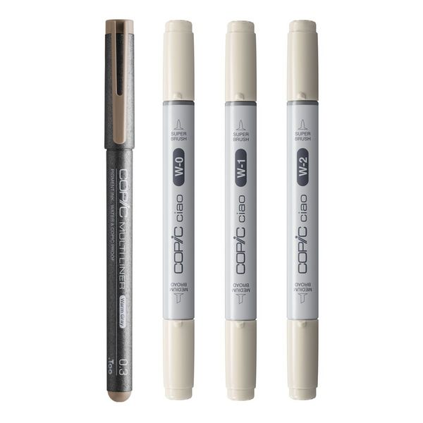 Produktbild: Copic Marker Ciao SHADE Light Warm Gray 4 St&uuml;ck
