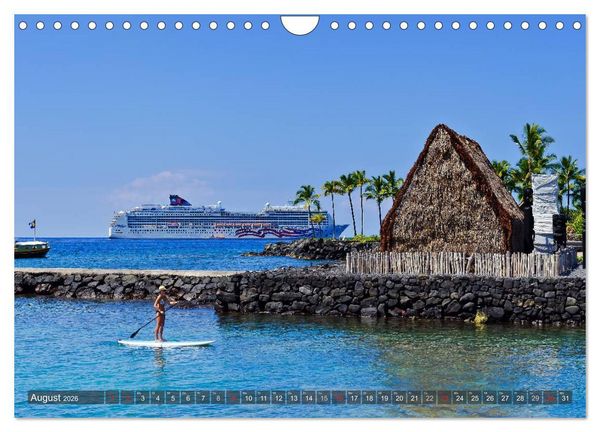 Produktbild: Hawaii - Inseln am anderen Ende der Welt (Wandkalender 2026 DIN A4 quer), CALVENDO Monatskalender