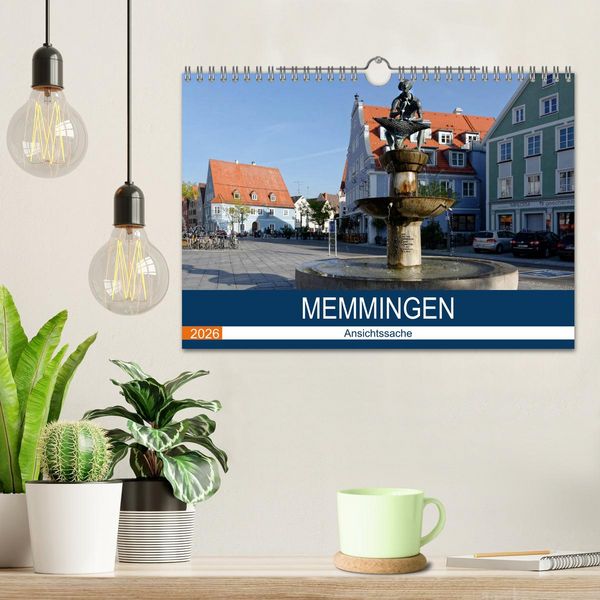 Produktbild: Memmingen - Ansichtssache (Wandkalender 2026 DIN A4 quer), CALVENDO Monatskalender