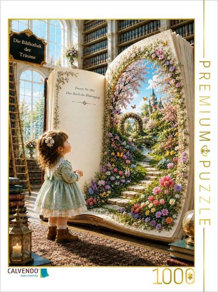 CALVENDO Puzzle Der verborgene Garten | 1000 Teile Lege-Größe 64 × 48 cm Foto-Puzzle für glückliche Stunden