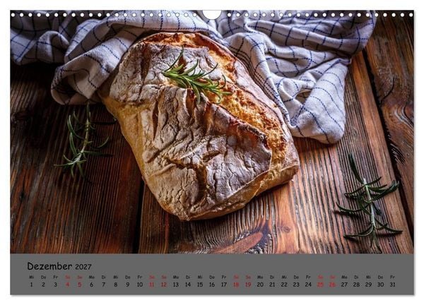 Produktbild: Mein Brotkalender (Wandkalender 2027 DIN A3 quer), CALVENDO Monatskalender