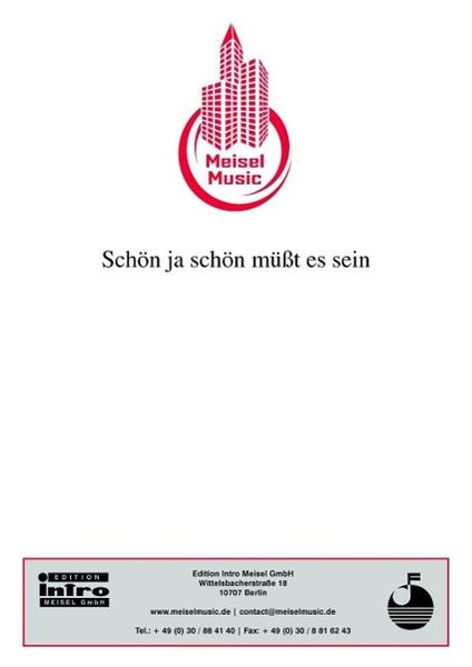 Produktbild: Sch&ouml;n ja sch&ouml;n m&uuml;&szlig;t es sein