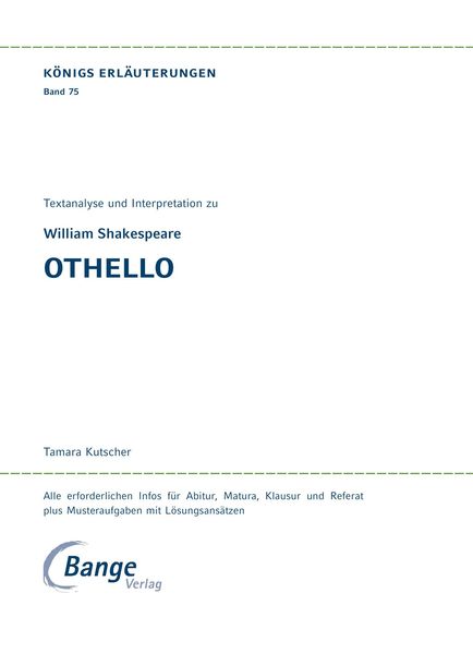 Othello von William Shakespeare.