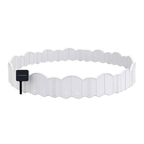 Produktbild: HTI-Living Beetumrandung Nessa Solar, Cloud, 60teilig, wei&szlig;