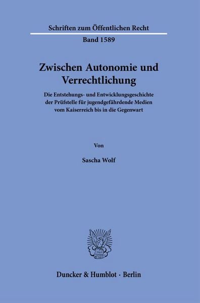 Produktbild: Zwischen Autonomie und Verrechtlichung