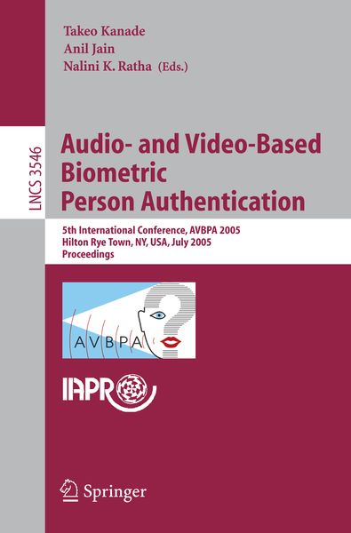 Produktbild: Audio- and Video-Based Biometric Person Authentication