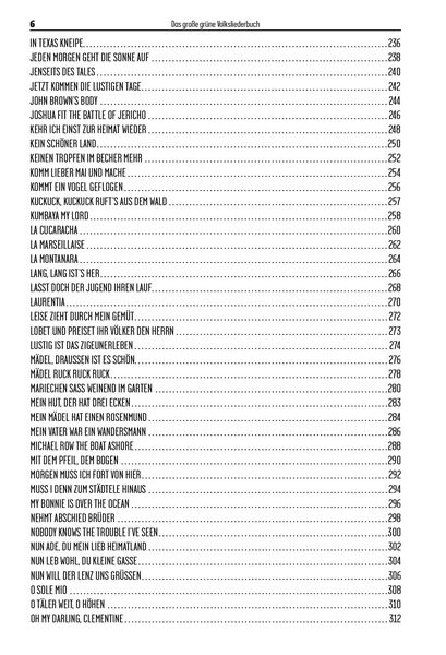 Produktbild: Das gro&szlig;e gr&uuml;ne Volksliederbuch Gitarre