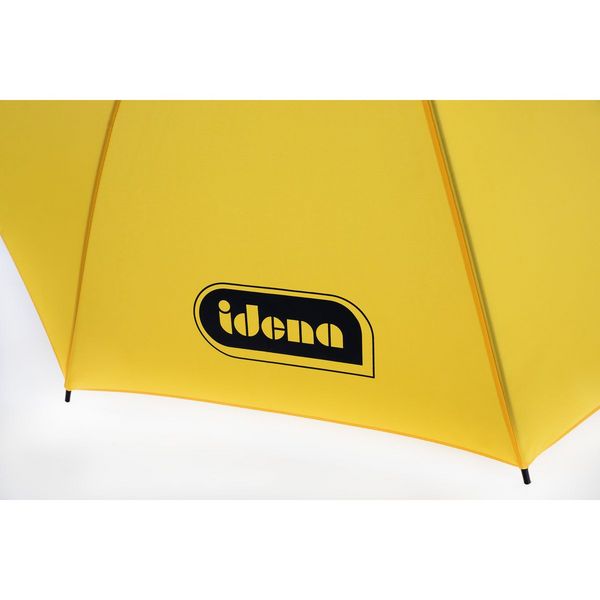Produktbild: Idena Stockschirm gelb &Oslash;100cm Soft-Touch-Designgriff