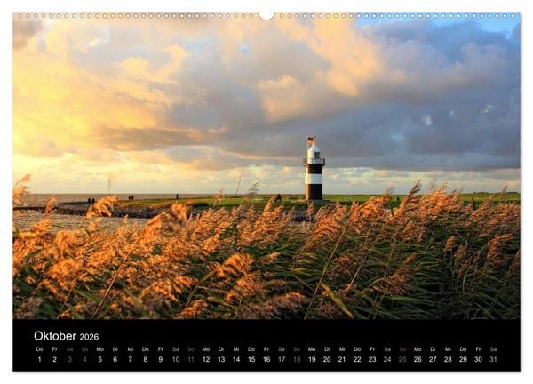 Produktbild: Leuchtturm "Kleiner Preu&szlig;e" (Wandkalender 2026 DIN A2 quer), CALVENDO Monatskalender