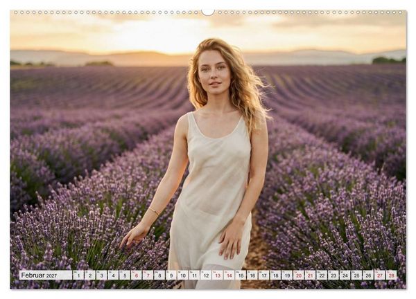 Produktbild: Zeitlose Sch&ouml;nheit - Frauen in der Natur (Wandkalender 2027 DIN A2 quer), CALVENDO Monatskalender