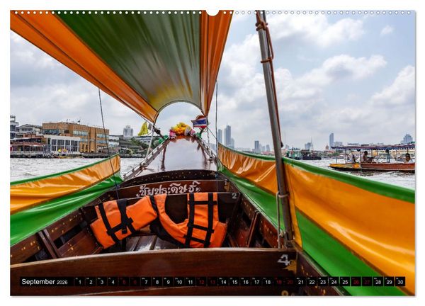 Produktbild: Bangkok - pulsierende Hauptstadt Thailands (Wandkalender 2026 DIN A2 quer), CALVENDO Monatskalender